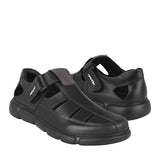 HUARACHES CABALLERO MERANO 42051 PIEL NEGRO