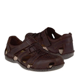 HUARACHES CABALLERO LOBO SOLO 6597 PIEL CAFÉ