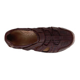 HUARACHES CABALLERO LOBO SOLO 6597 PIEL CAFÉ