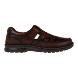 HUARACHES CABALLERO LOBO SOLO 9654 PIEL CAFÉ