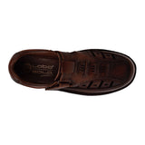 HUARACHES CABALLERO LOBO SOLO 9654 PIEL CAFÉ