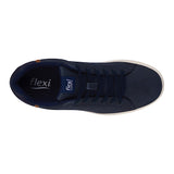 TENIS CABALLERO FLEXI 401216 PIEL AZUL