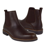 BOTINES CABALLERO FLEXI 402518 PIEL CAFÉ