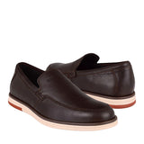 MOCASINES CASUALES HOMBRE FLEXI 406703 PIEL CAFÉ OSCURO