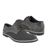 Zapato casual Stylo para caballero textil azabache 22501