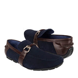 ZAPATOS CASUALES STYLO 409 SUEDE AZUL