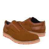 ZAPATOS CASUALES CABALLERO STYLO 3100 SUEDE CAFÉ