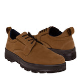 ZAPATOS CABALLERO STYLO 3508 GAMUZA CAFÉ