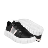 TENIS DAMA GOSH 27501-03 SIMIPIEL NEGRO