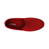 TENIS CASUALES DAMA CAPA DE OZONO 393214-3 TEXTIL ROJO