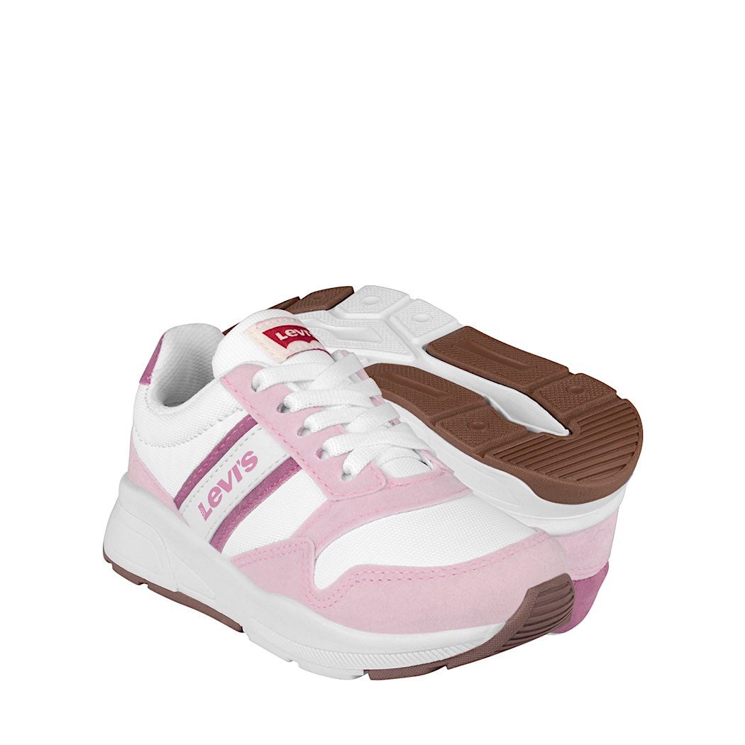 Tenis Blancos Tenis Levis Rosa TENIS CASUALES NIÑA LEVI´S