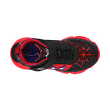 TENIS NIÑO CASUALES CLASBEN SPIDER SIMIPIEL ROJO