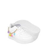 TENIS CASUALES NIÑA MISS PINK CROACIA SIMIPIEL BLANCO