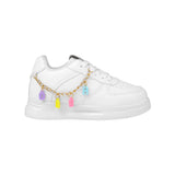 TENIS CASUALES NIÑA MISS PINK CROACIA SIMIPIEL BLANCO