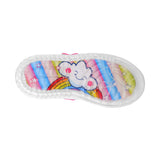 TENIS CASUALES NIÑA BABY CATS 224078 SIMIPIEL BCO