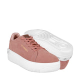 TENIS CASUALES DAMA CLASBEN MIU SUEDE ROSA