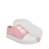 Tenis casuales Stylo para niña textil rosa 994