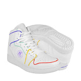 TENIS CASUALES DAMA STYLO 16174 SIMIPIEL BLANCO