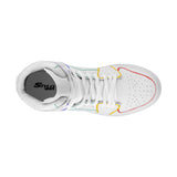 TENIS CASUALES DAMA STYLO 16174 SIMIPIEL BLANCO