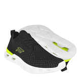 TENIS CASUALES CABALLERO FLEXI 410801 TEXTIL NEGRO