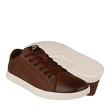 TENIS CASUALES CABALLERO FLEXI 412402 PIEL CAFÉ