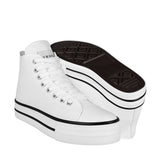 TENIS CASUALES DAMA PERUGIA 40912 TEXTIL BLANCO