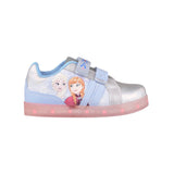 Tenis casuales Frozen para niña simipiel cielo 3502