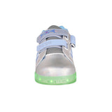 Tenis casuales Frozen para niña simipiel cielo 3502