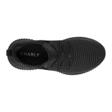 TENIS DEPORTIVOS HOMBRE CHARLY AL 1086048002 TEXTIL NEGRO