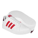 TENIS CABALLERO ADIDAS GRAND COURT ID4453 SIMIPIEL BCO