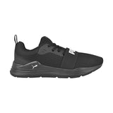 TENIS CORRER JOVEN PUMA WIRED RUN 37421401 TEXTIL NEGRO