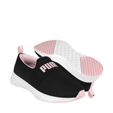 TENIS DAMA PUMA FLYER FLEX STRAP 37708705 TEXTIL NEGRO