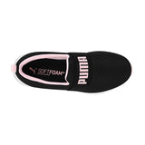 TENIS DAMA PUMA FLYER FLEX STRAP 37708705 TEXTIL NEGRO