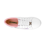 TENIS CASUALES DAMA STYLO 38888 SIMIPIEL BLANCO