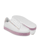 TENIS CASUALES DAMA STYLO 5285 SIMIPIEL BLANCO