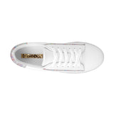 TENIS CASUALES DAMA STYLO 5285 SIMIPIEL BLANCO