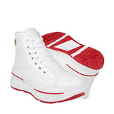 TENIS CASUALES DAMA STYLO 9314 TEXTIL BLANCO