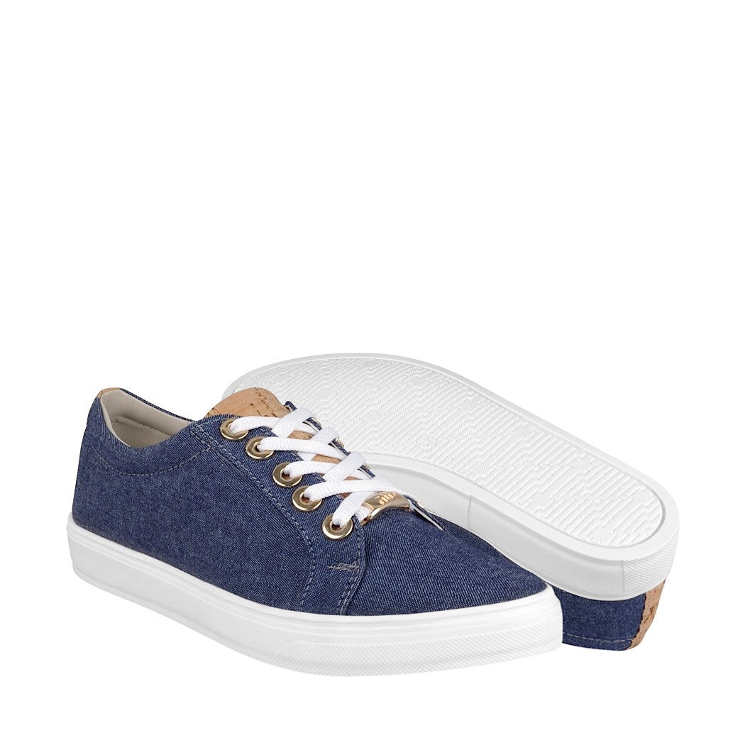 TENIS CASUALES STYLO 5903 23-26 TEXTIL AZUL
