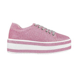 TENIS CASUALES PARA DAMA STYLO KB-0601 ROSA