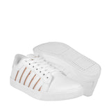 TENIS CASUALES DAMA MADISON 652901-02 SIMIPIEL BLANCO