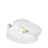 TENIS CASUALES NIÑA STYLO 9353 SIMIPIEL BLANCO