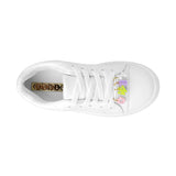 TENIS CASUALES NIÑA STYLO 9353 SIMIPIEL BLANCO