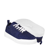 TENIS CASUALES DAMA STYLO 650 TEXTIL AZUL