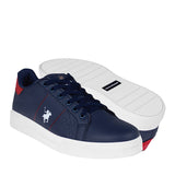 TENIS CASUALES CABALLERO POLO V111-C SIMIPIEL AZUL